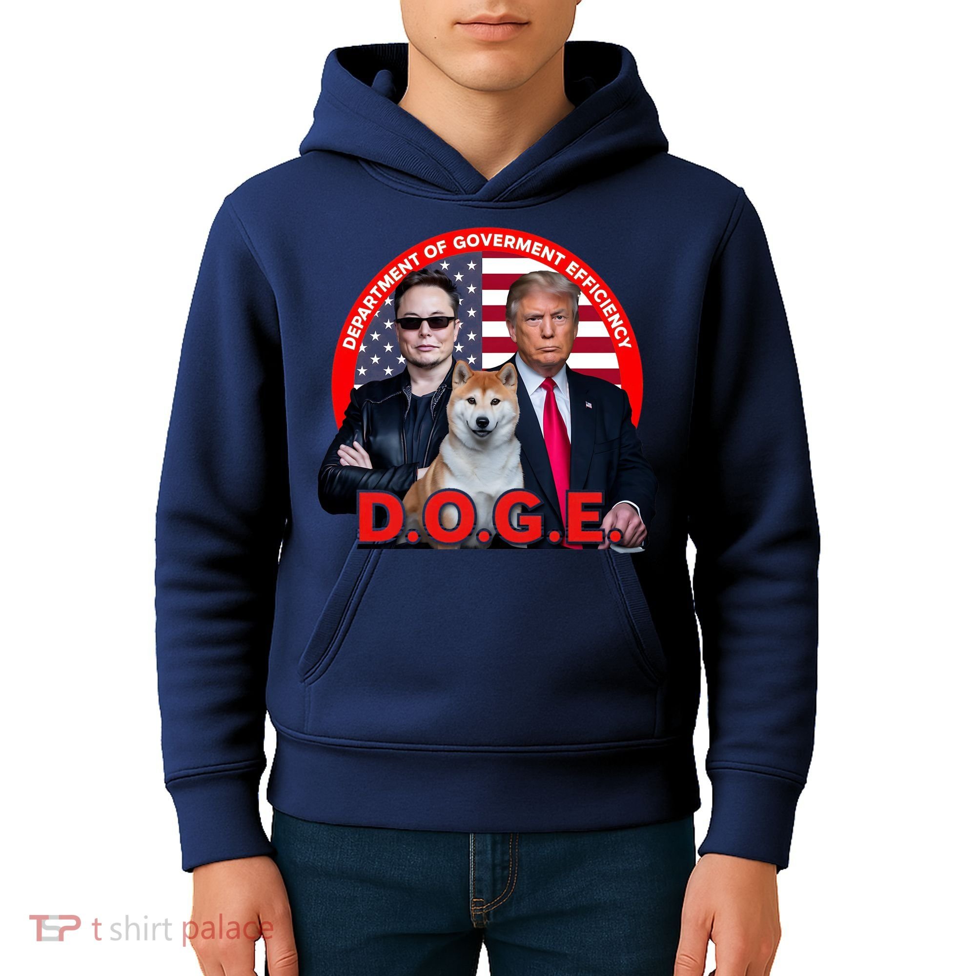 Department Of Government Efficiency D.O.G.E Doge Kids Hoodie