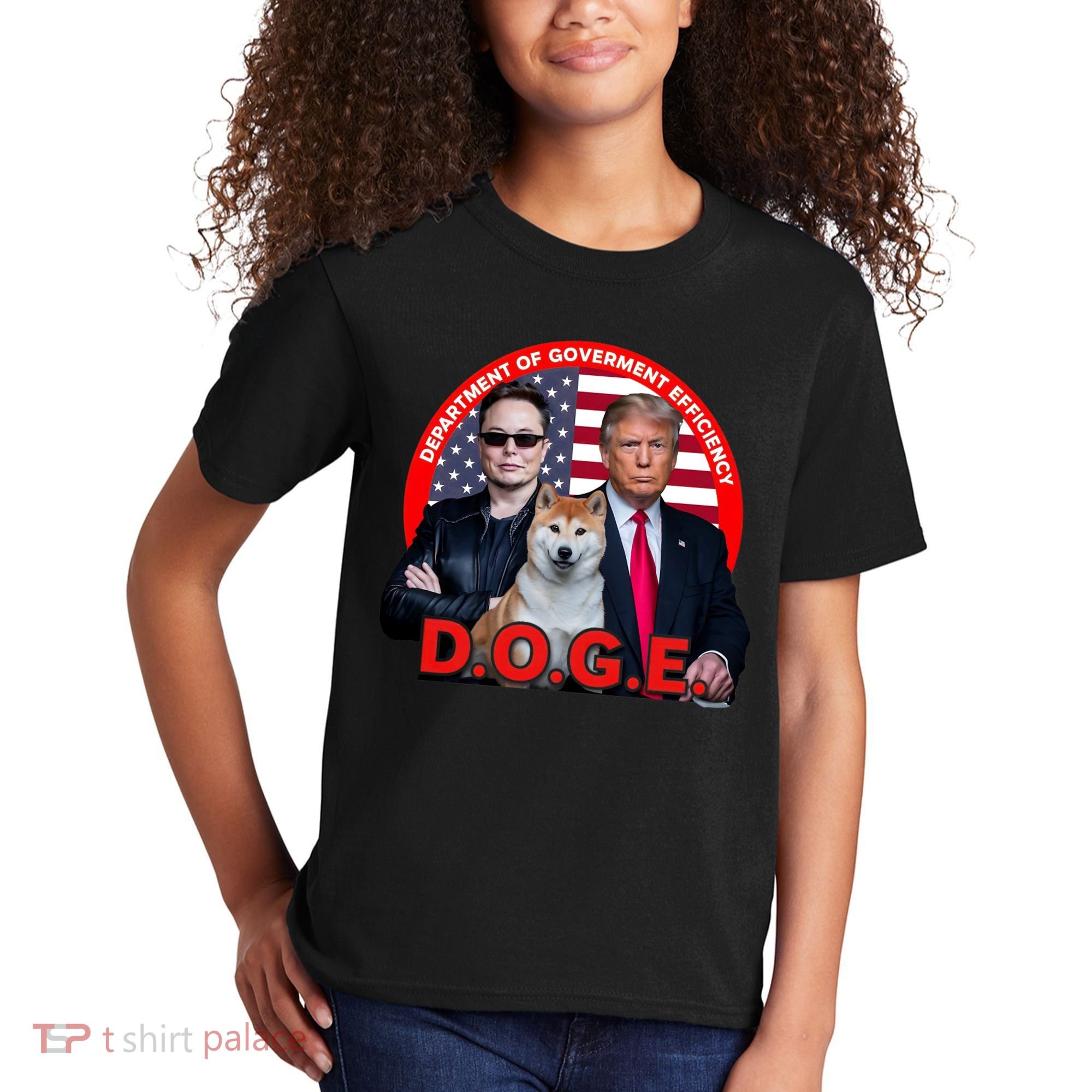Department Of Government Efficiency D.O.G.E Doge Kids T-Shirt