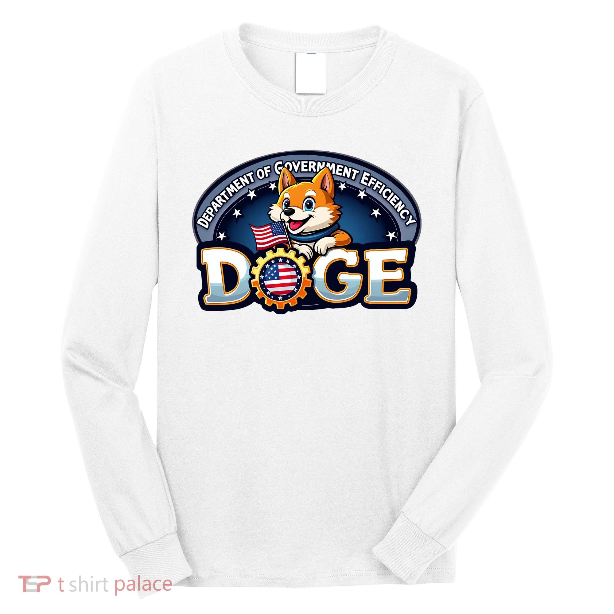 Department Of Government Efficiency Doge Long Sleeve Shirt