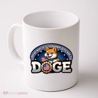Department Of Government Efficiency Doge Coffee Mug thumb 0