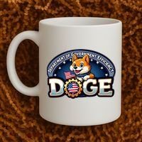 Department Of Government Efficiency Doge Coffee Mug thumb 2