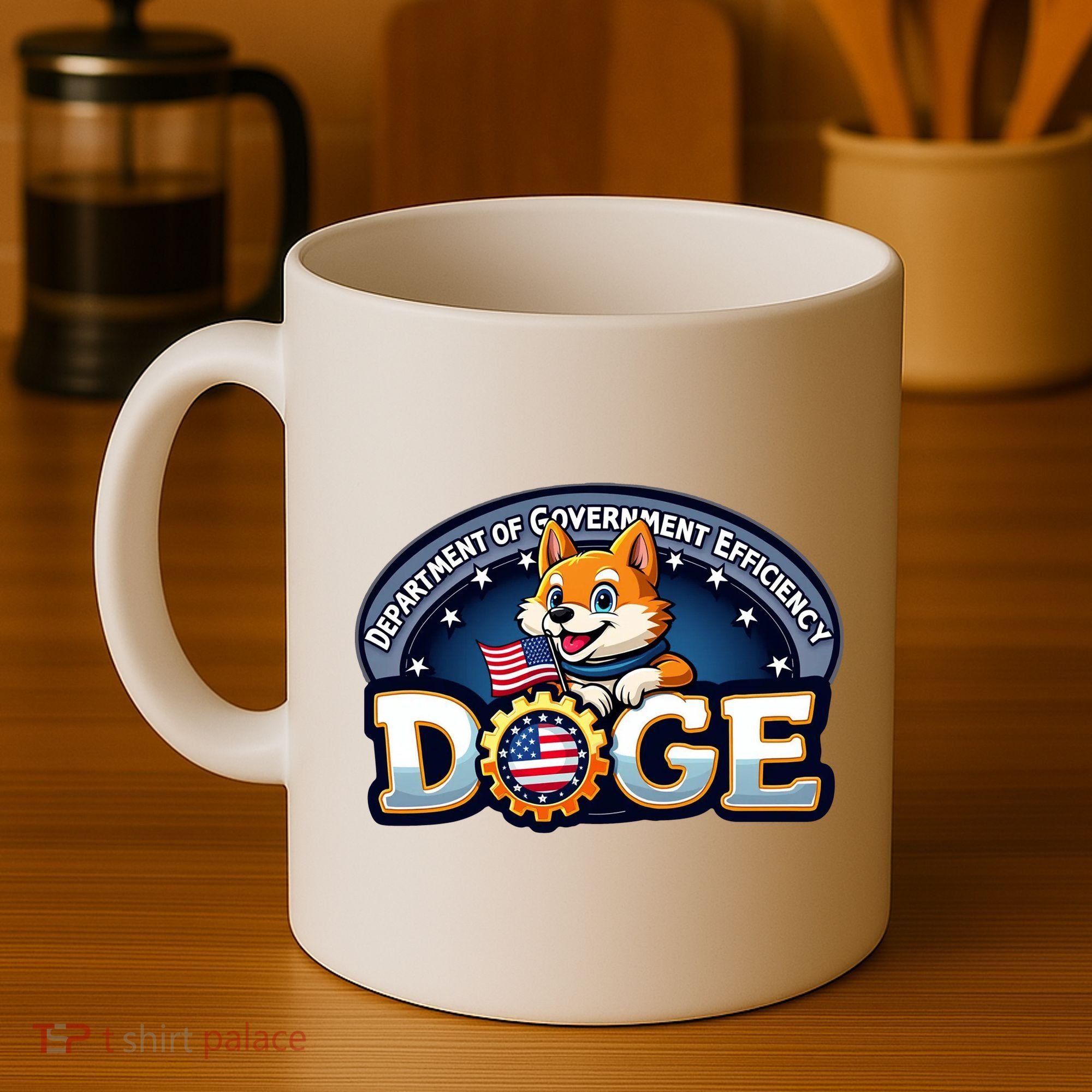 Department Of Government Efficiency Doge Coffee Mug