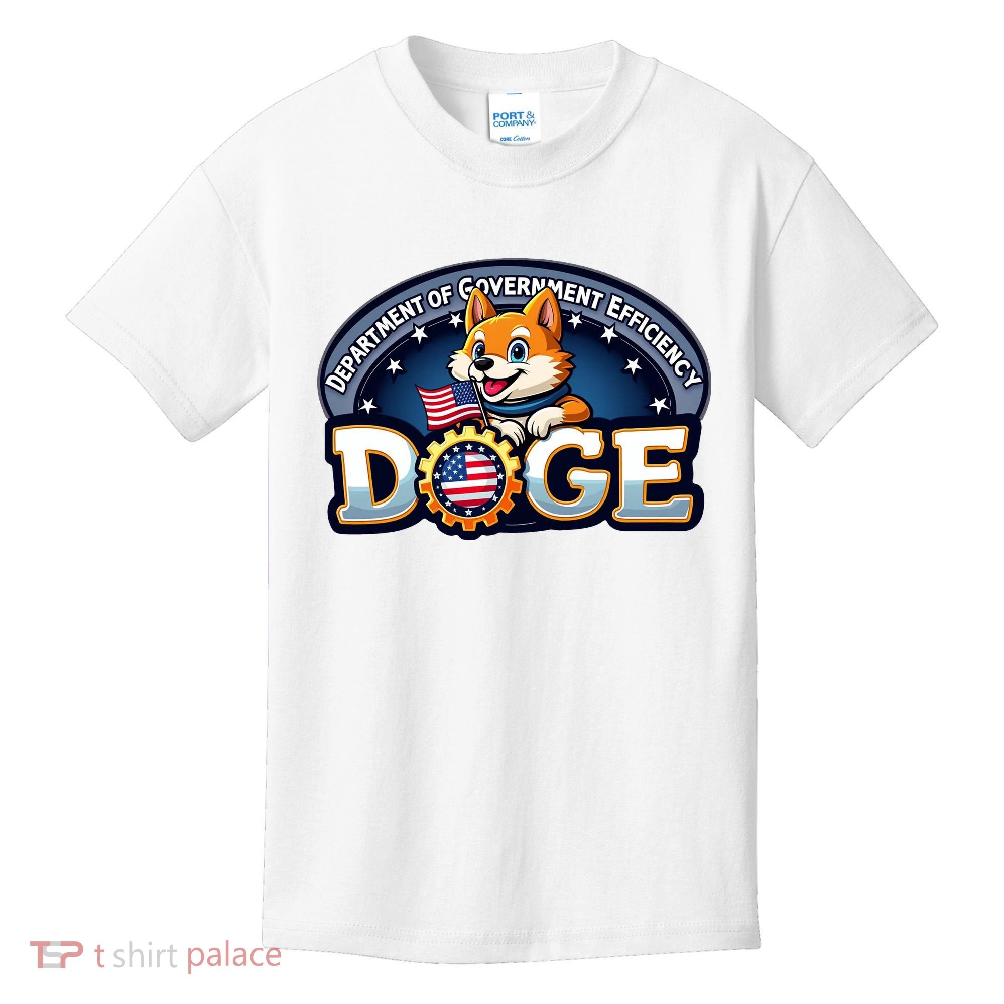 Department Of Government Efficiency Doge Kids T-Shirt