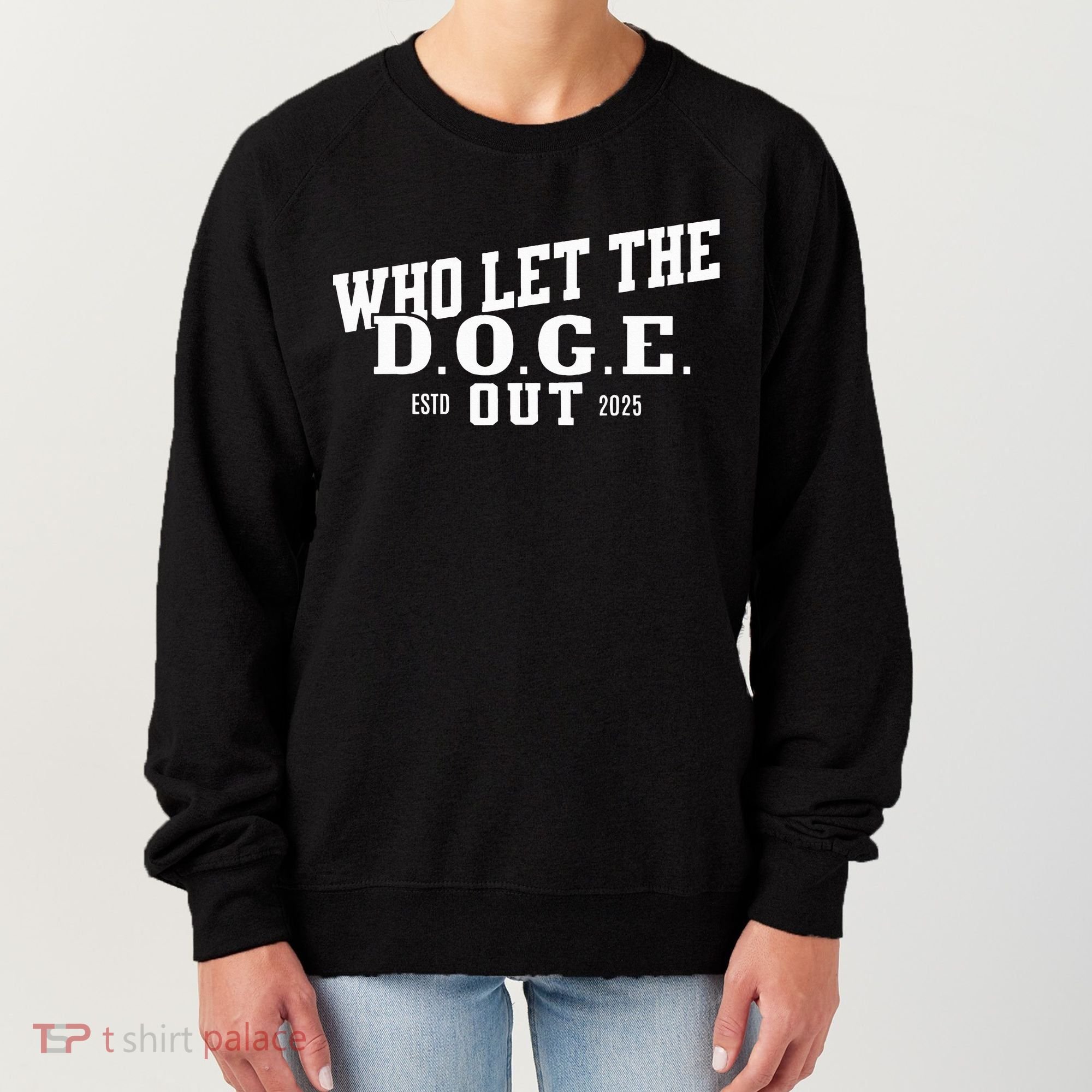 Dept Of Government Efficiency Who Let The D.O.G.E. Out Women's Sweatshirt