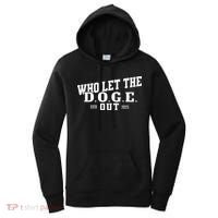 Dept Of Government Efficiency Who Let The D.O.G.E. Out Women's Hoodie thumb 0