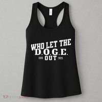 Dept Of Government Efficiency Who Let The D.O.G.E. Out Women's Tank Top thumb 3