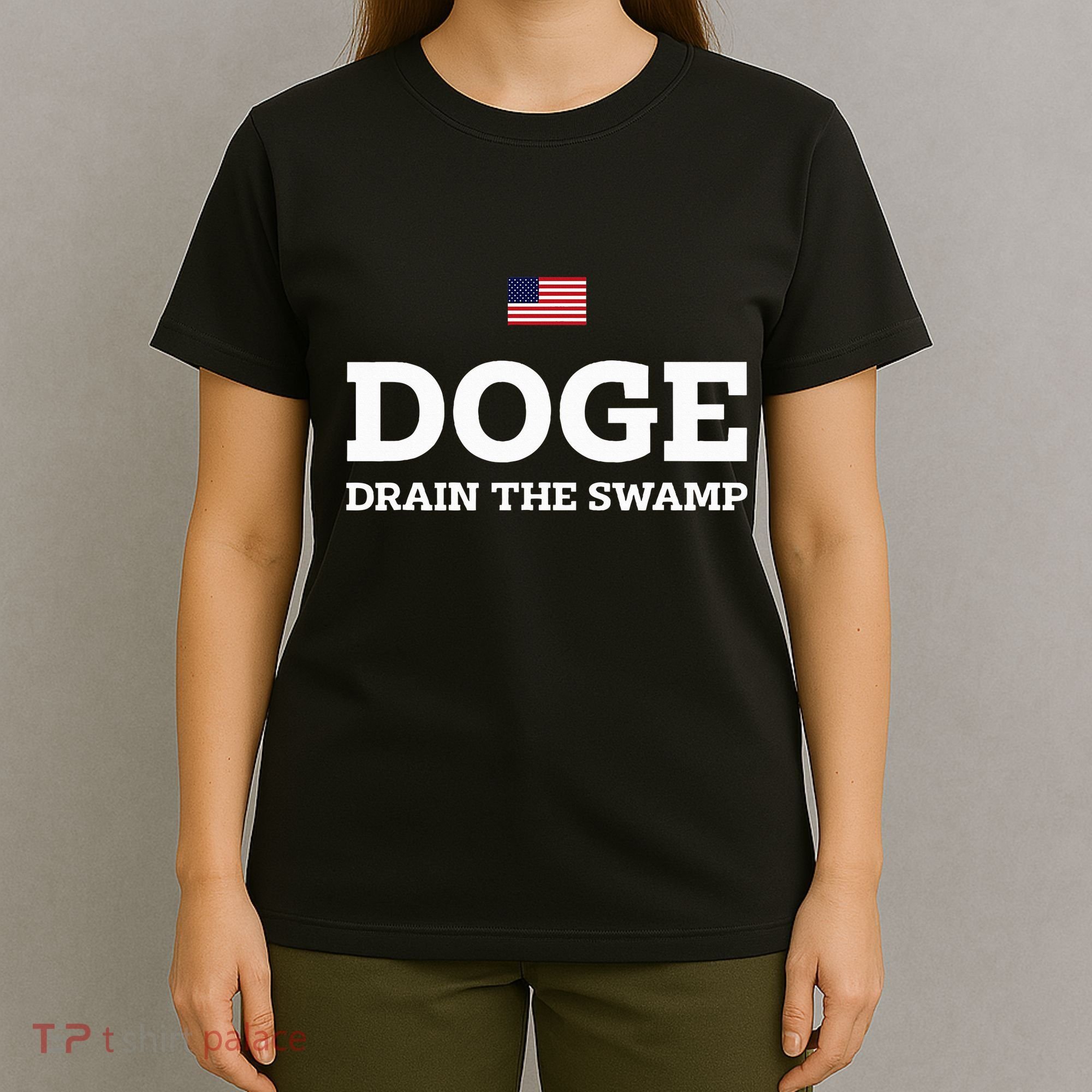 Department Of Government Efficiency Doge Drain The Swamp T-Shirt