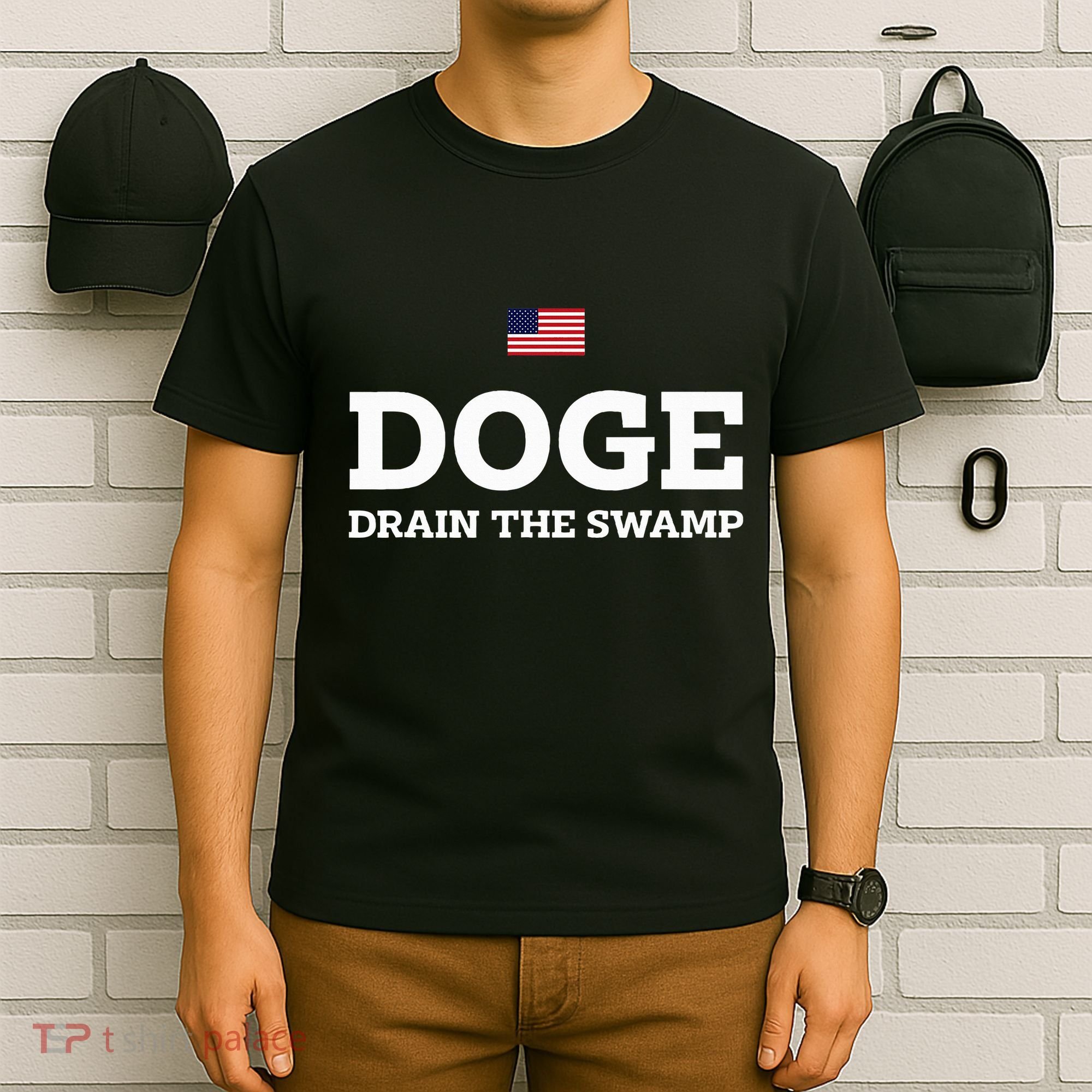 Department Of Government Efficiency Doge Drain The Swamp T-Shirt