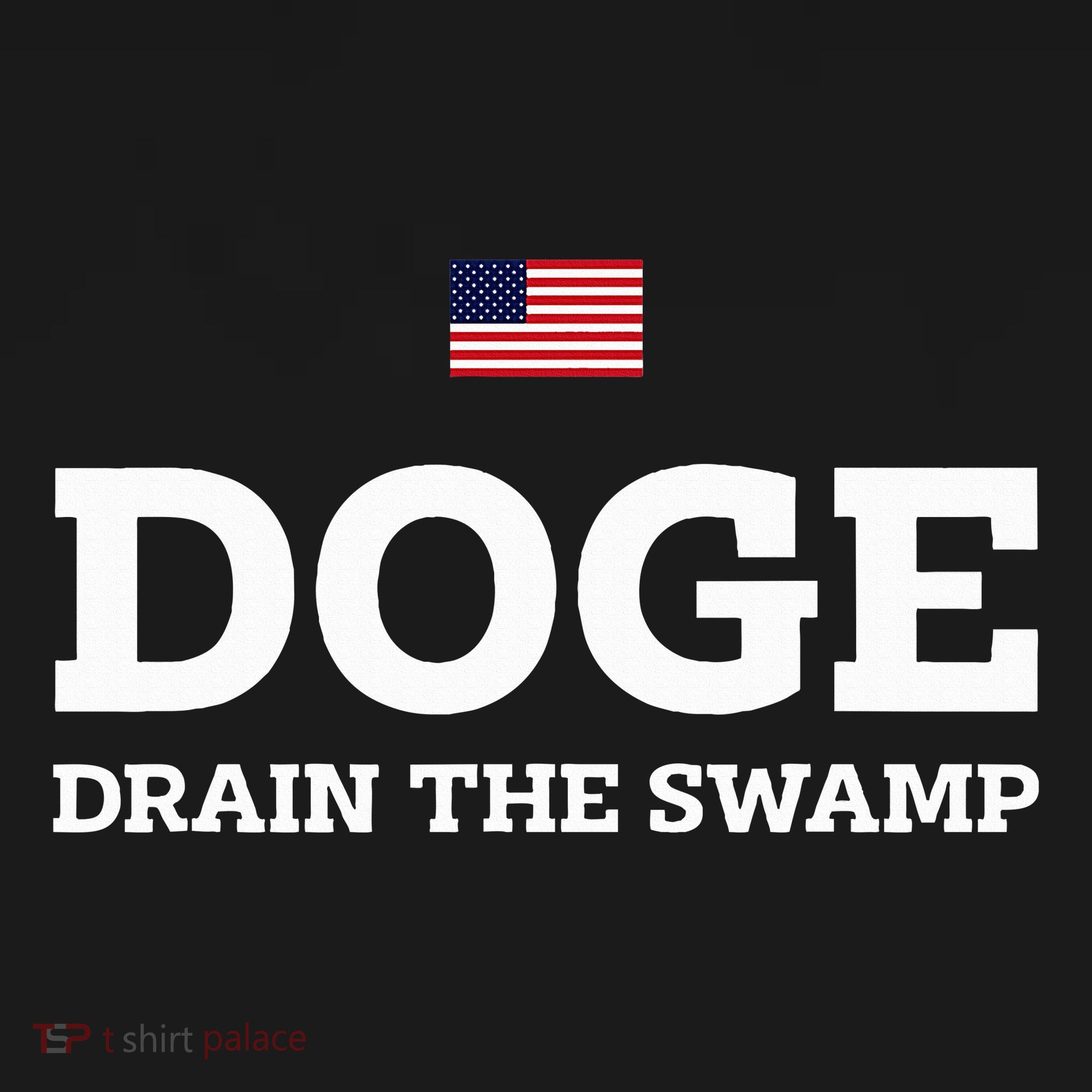 Department Of Government Efficiency Doge Drain The Swamp T-Shirt