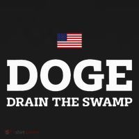 Department Of Government Efficiency Doge Drain The Swamp Women's Hoodie thumb 2