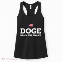Department Of Government Efficiency Doge Drain The Swamp Women's Tank Top thumb 0