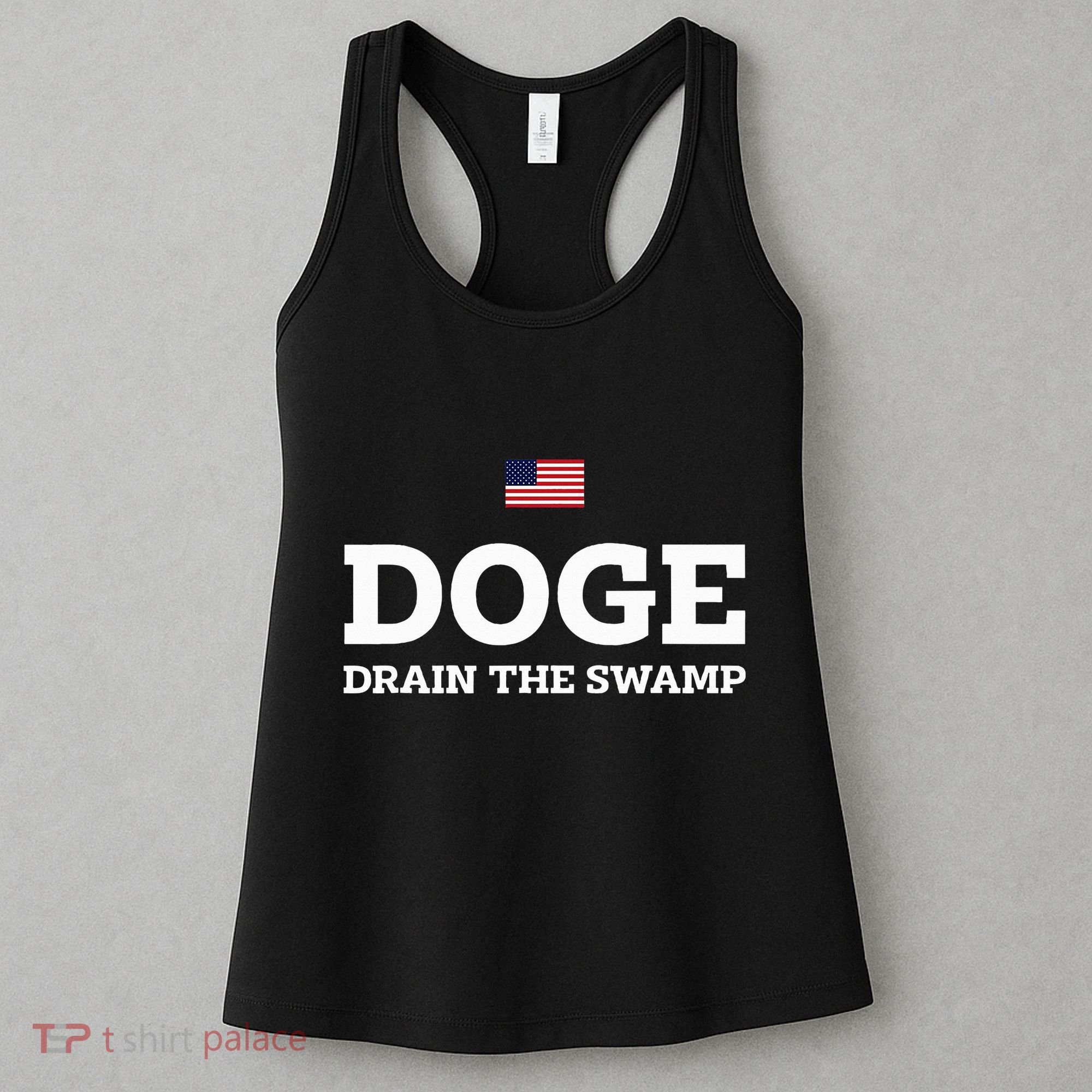 Department Of Government Efficiency Doge Drain The Swamp Women's Tank Top