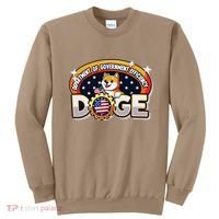 Department Of Government Efficiency Funny Doge Crypto Meme Sweatshirt thumb 0