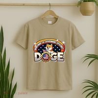 Department Of Government Efficiency Funny Doge Crypto Meme T-Shirt thumb 2