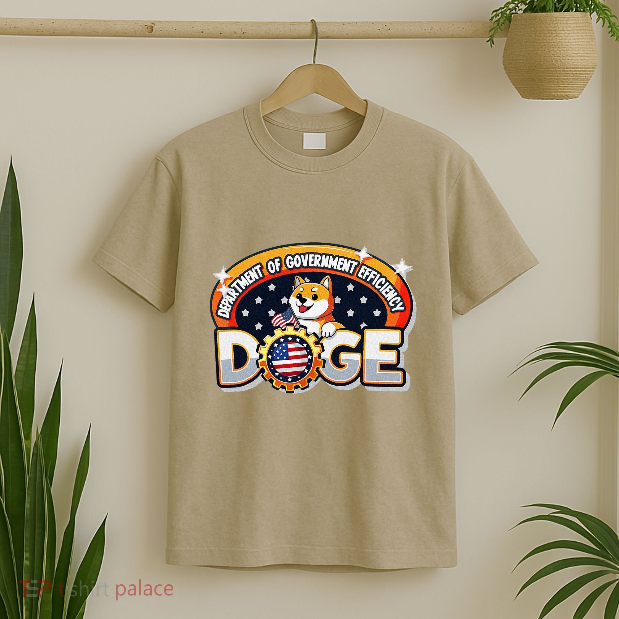 Department Of Government Efficiency Funny Doge Crypto Meme T-Shirt