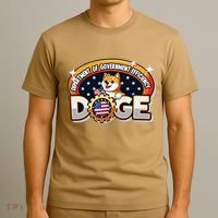 Department Of Government Efficiency Funny Doge Crypto Meme T-Shirt thumb 3