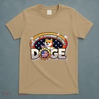 Department Of Government Efficiency Funny Doge Crypto Meme T-Shirt thumb 5