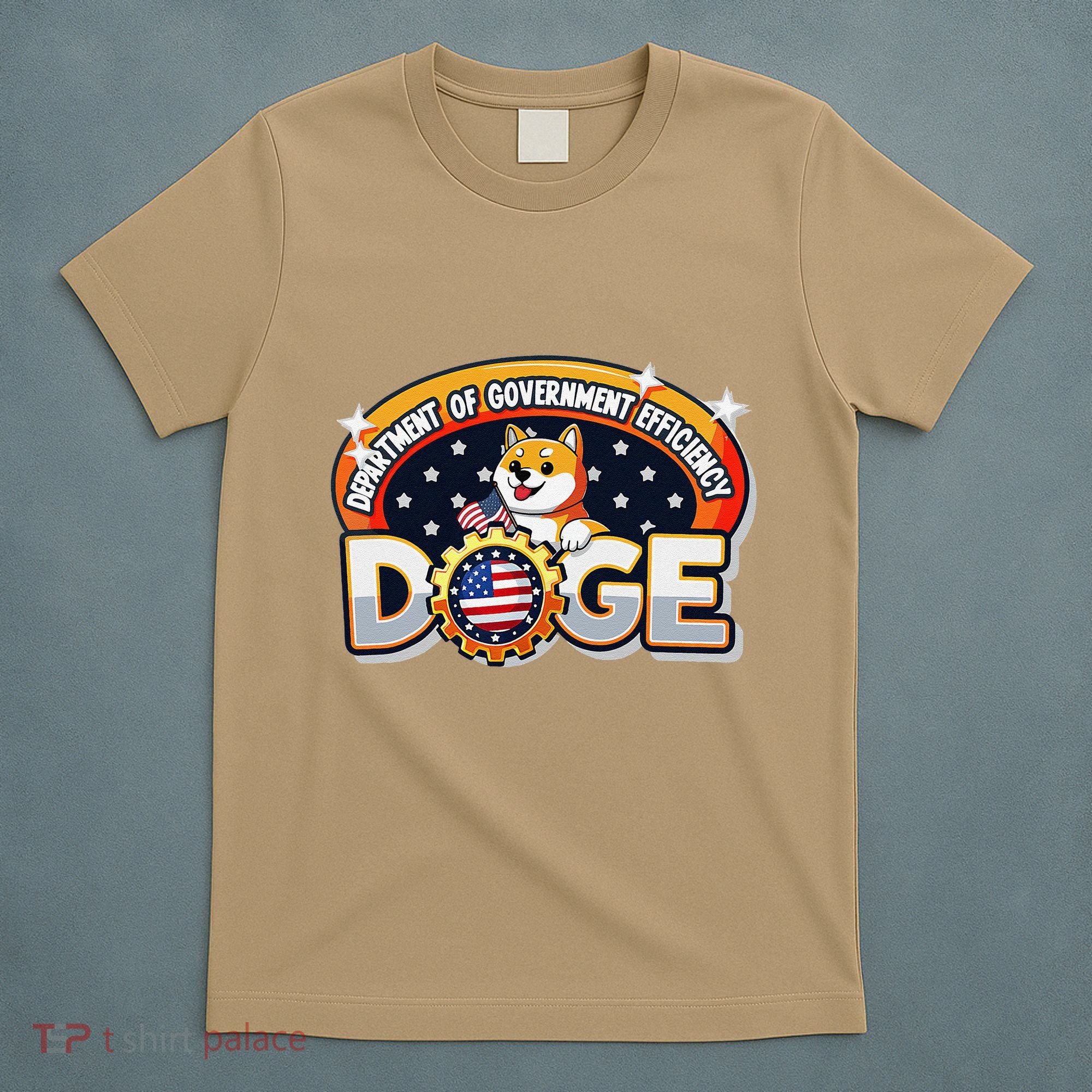 Department Of Government Efficiency Funny Doge Crypto Meme T-Shirt