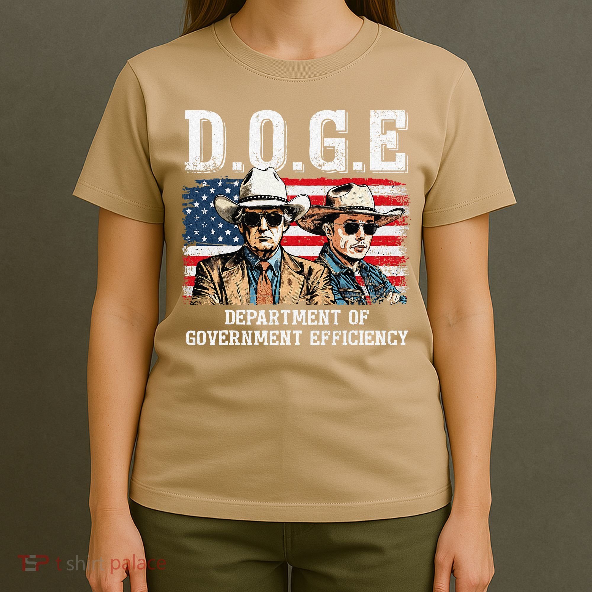 Department Of Government Efficiency Doge Trump T-Shirt
