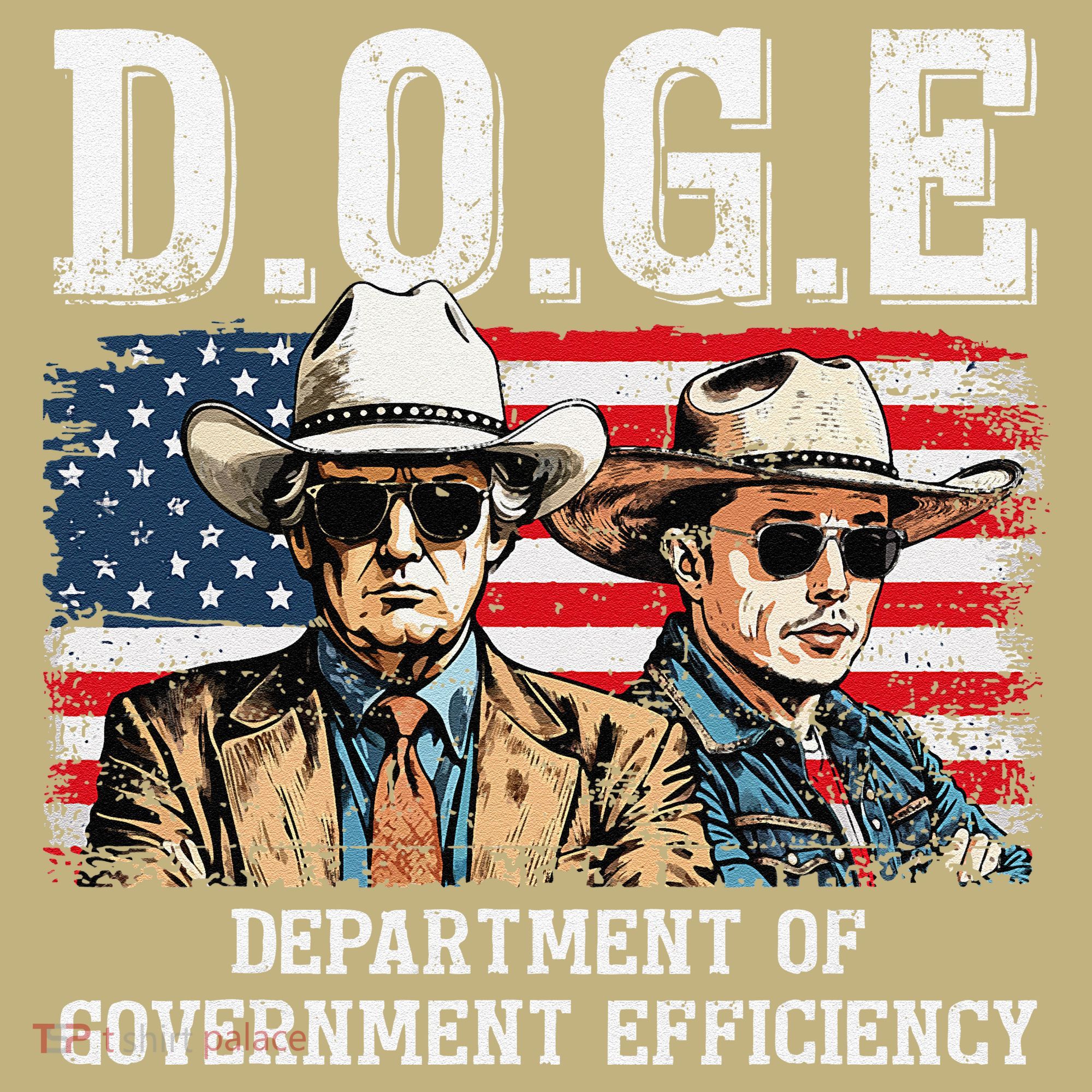 Department Of Government Efficiency Doge Trump T-Shirt