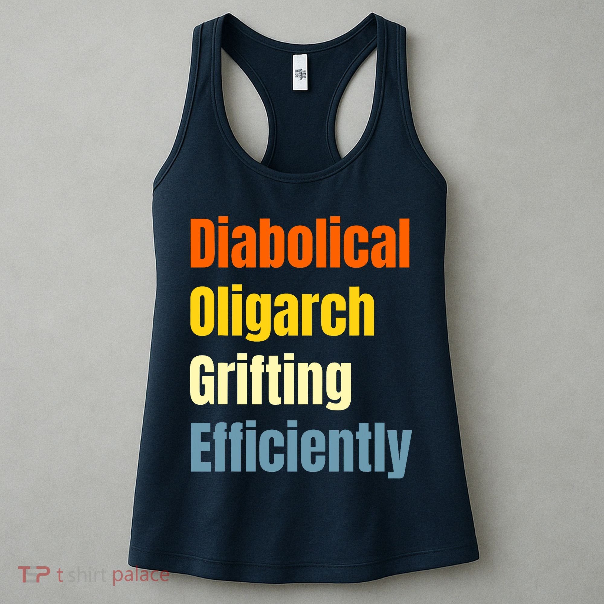Diabolical Oligarch Grifting Efficiently Doge Women's Tank Top