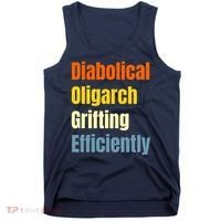 Diabolical Oligarch Grifting Efficiently Doge Tank Top thumb 0