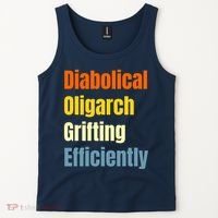 Diabolical Oligarch Grifting Efficiently Doge Tank Top thumb 2