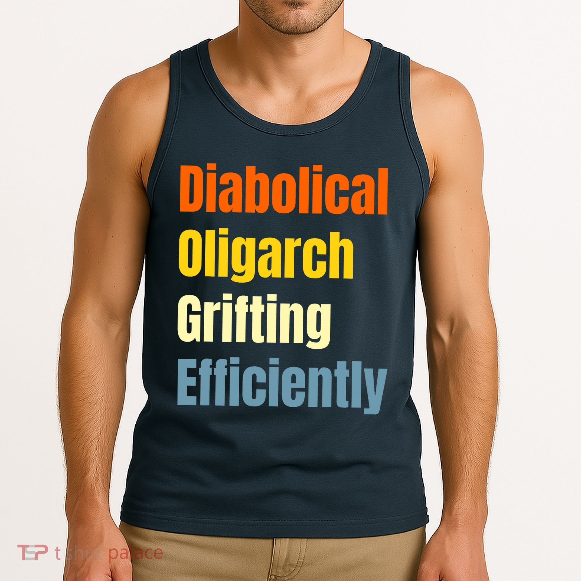 Diabolical Oligarch Grifting Efficiently Doge Tank Top