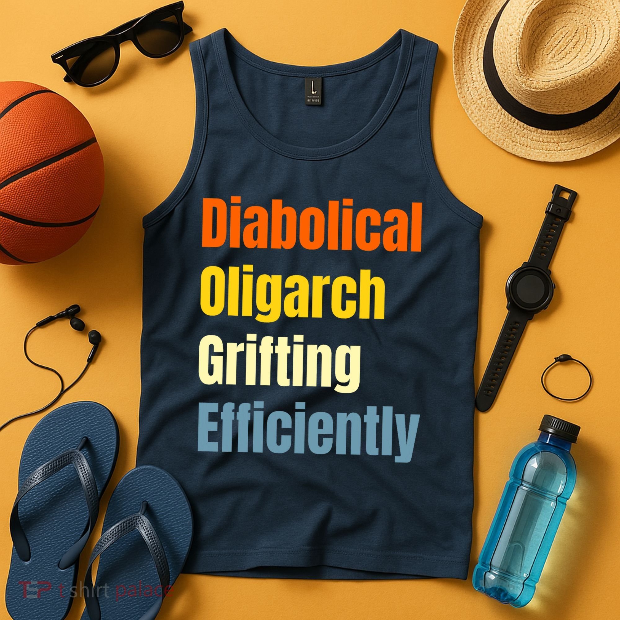 Diabolical Oligarch Grifting Efficiently Doge Tank Top
