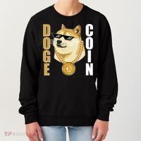 Doge Coin Gansta Thug Dogecoin Crypto Currency Women's Sweatshirt thumb 0