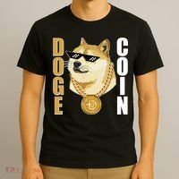 Doge Coin Gansta Thug Dogecoin Crypto Currency T-Shirt thumb 3