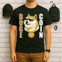 Doge Coin Gansta Thug Dogecoin Crypto Currency T-Shirt thumb 6