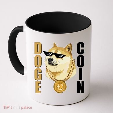 Doge Coin Gansta Thug Dogecoin Crypto Currency Coffee Mug