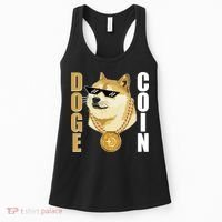 Doge Coin Gansta Thug Dogecoin Crypto Currency Women's Tank Top thumb 0