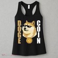 Doge Coin Gansta Thug Dogecoin Crypto Currency Women's Tank Top thumb 3