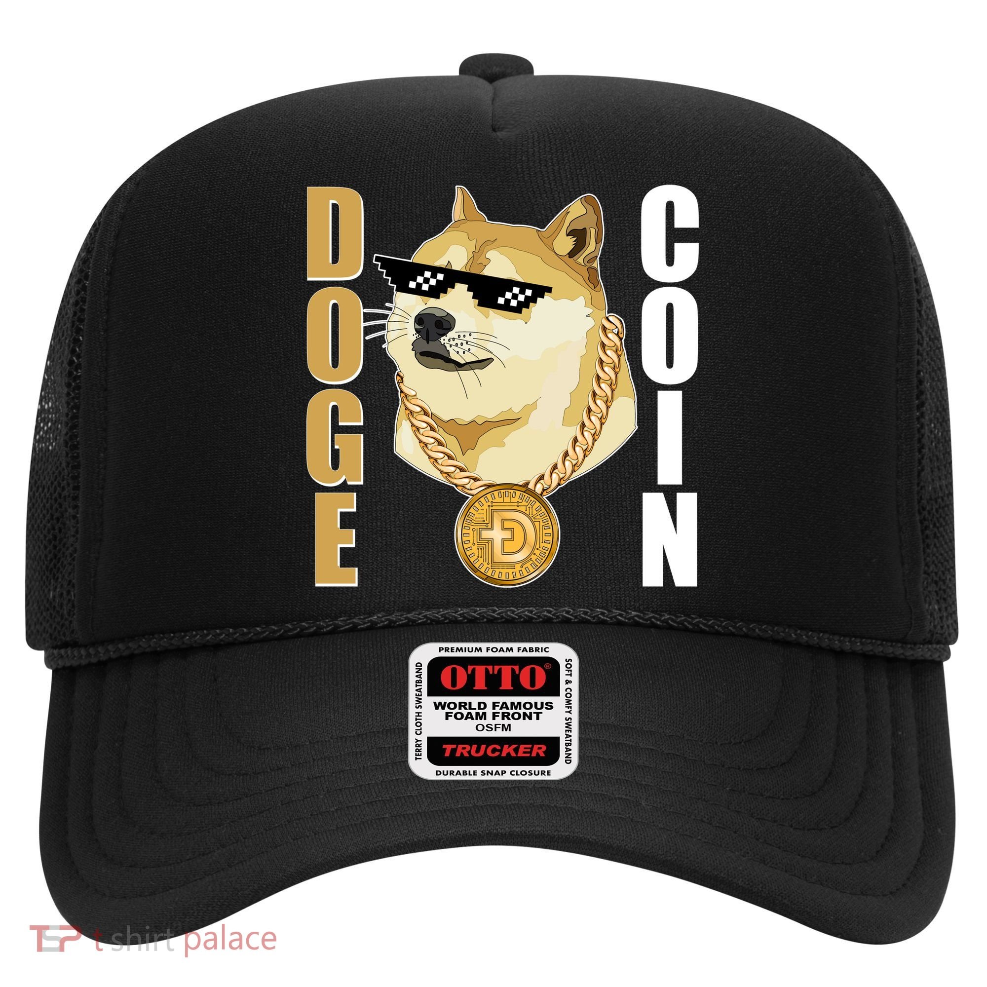 Doge Coin Gansta Thug Dogecoin Crypto Currency Hat