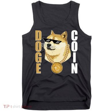 Doge Coin Gansta Thug Dogecoin Crypto Currency Tank Top