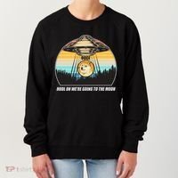 Doge Coin UFO Doge Crypto Currency To The Moon Women's Sweatshirt thumb 0