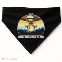 Doge Coin UFO Doge Crypto Currency To The Moon USA-Made Doggie Bandana thumb 0