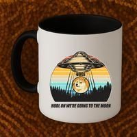 Doge Coin UFO Doge Crypto Currency To The Moon Coffee Mug thumb 2