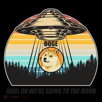 Doge Coin UFO Doge Crypto Currency To The Moon Coffee Mug thumb 5