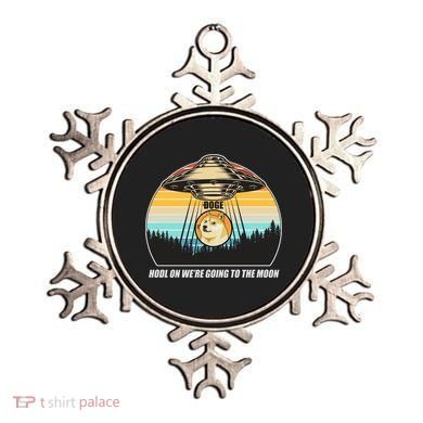 Doge Coin UFO Doge Crypto Currency To The Moon Ornament