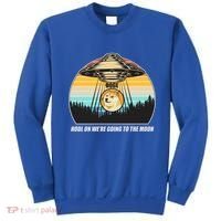 Doge Coin UFO Doge Crypto Currency To The Moon Sweatshirt thumb 0
