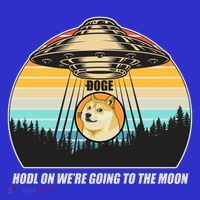 Doge Coin UFO Doge Crypto Currency To The Moon Sweatshirt thumb 3