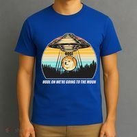 Doge Coin UFO Doge Crypto Currency To The Moon T-Shirt thumb 3