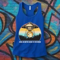 Doge Coin UFO Doge Crypto Currency To The Moon Women's Tank Top thumb 3