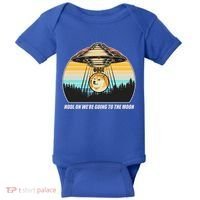 Doge Coin UFO Doge Crypto Currency To The Moon Baby Bodysuit thumb 0