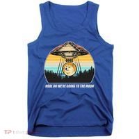 Doge Coin UFO Doge Crypto Currency To The Moon Tank Top thumb 0