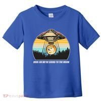 Doge Coin UFO Doge Crypto Currency To The Moon Toddler T-Shirt thumb 0
