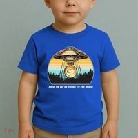 Doge Coin UFO Doge Crypto Currency To The Moon Toddler T-Shirt thumb 2